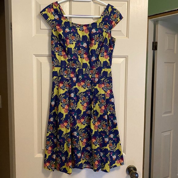 Cute Colorful Deer Dress (from ModCloth) - Picture 5 of 5